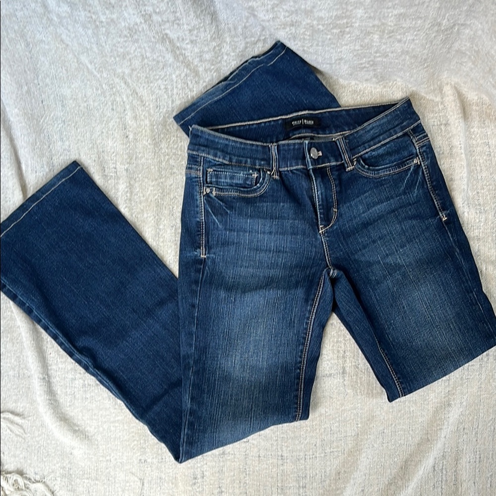 White House Black Market Blue Boot Cut Jeans